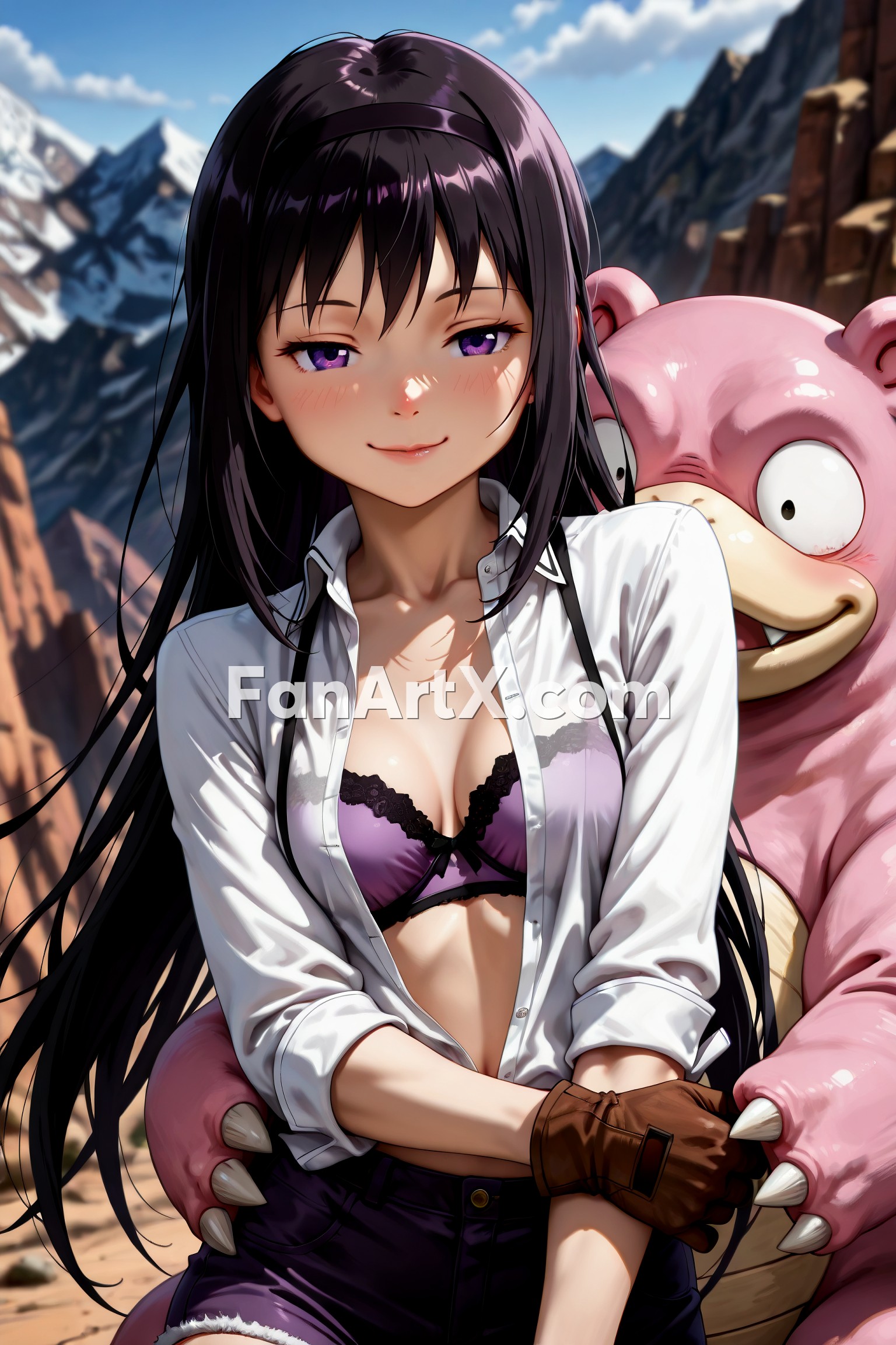 Akemi Homura Puella Magi Madoka Magica Fanart 8196658